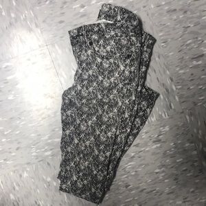 Grey & white pants